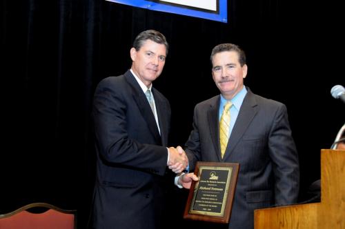 (from left to right) Richard Foreman, Director of Corporate Pubic Affairs, Southwest Gas Corporation, & Kevin McCarthy, President, Arizona Tax Research Association