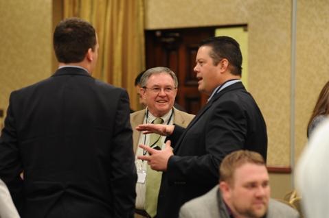 (from left to right) Representative Justin Olson, Senator John McComish, Jason Bagley
