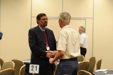 (from left to right) Munir Malik, Dave Minard