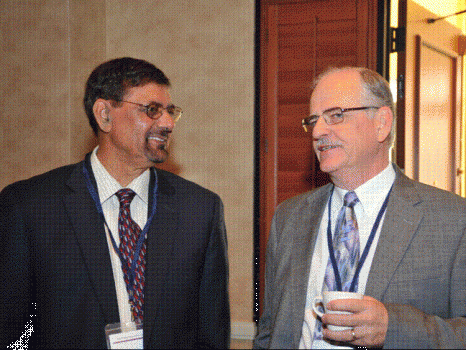 Munir Malik &  Graham County Manager Terry Cooper