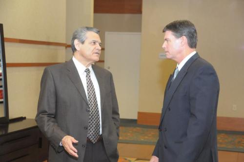 (from left to right) Tony Astorga, Senior Vice President, Blue Cross Blue Shield of Arizona, & Richard Foreman, Director of Corporate Public Affairs, Southwest Gas Corporation