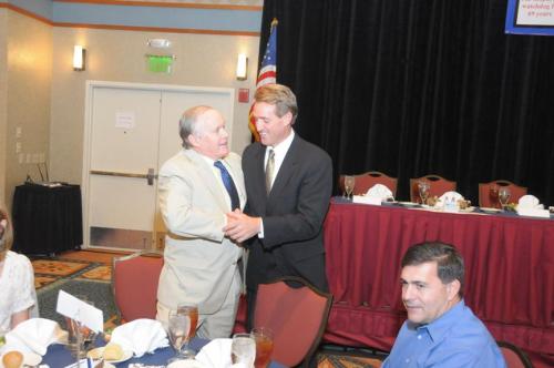 (from left to right) Senate Majority Whip Steve Pierce, & Congressman Jeff Flake
